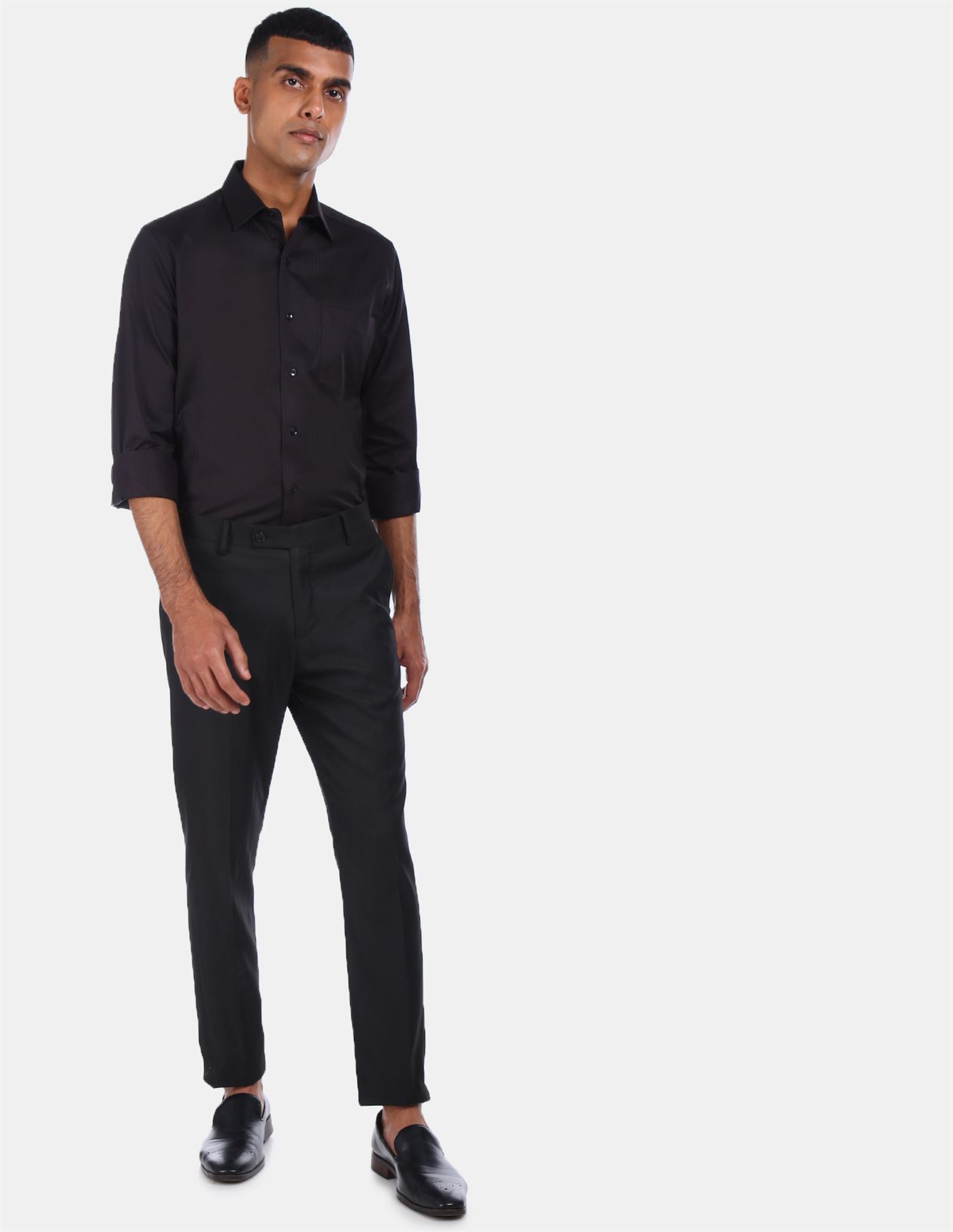 Arrow Men Formal Wear Black Shirt